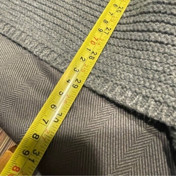 SIONI Women's Cardigan Oversized Gray Ribbed Cozy Sweater Size Large - Picture 6 of 9